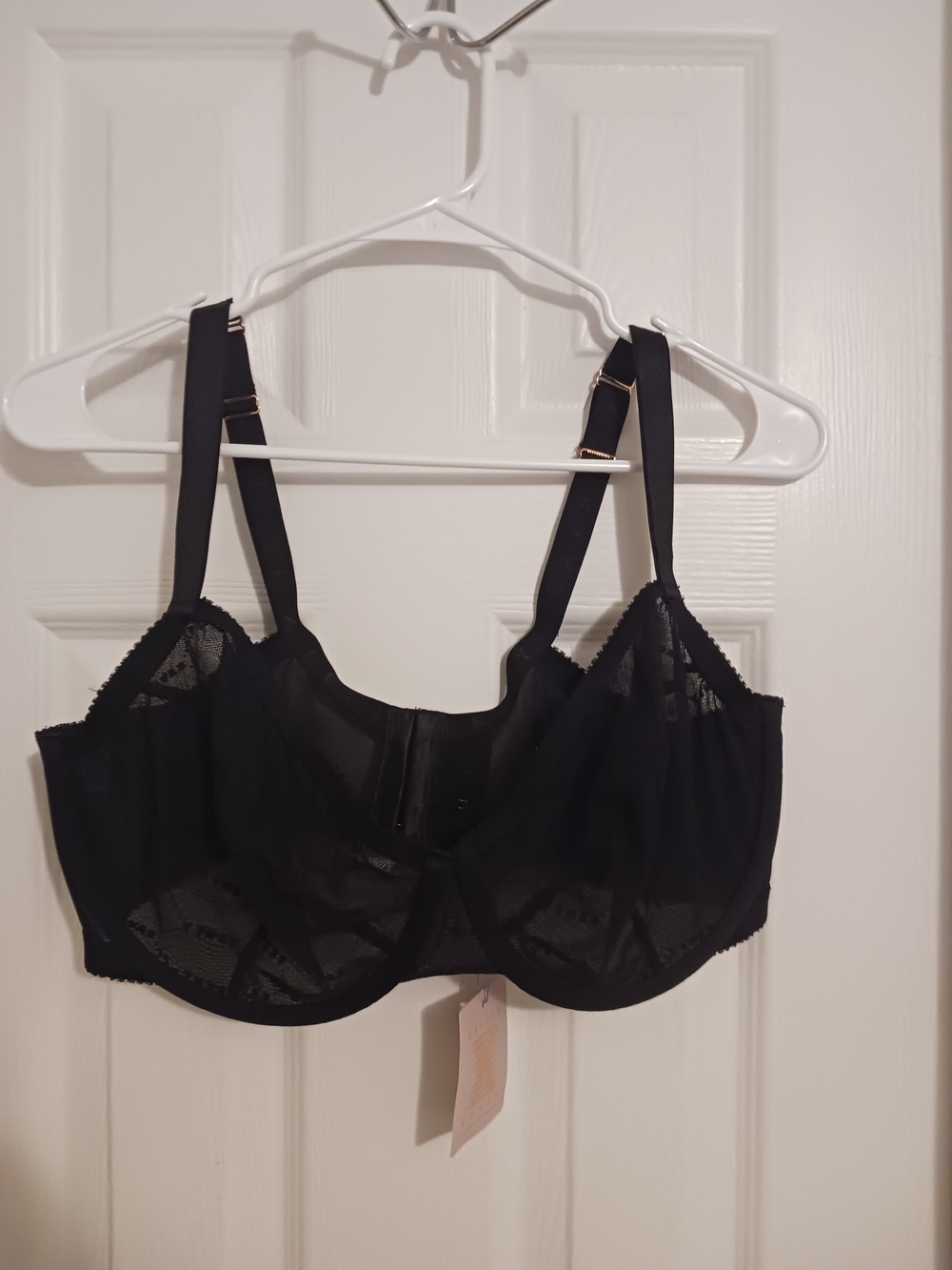 Savage X Fenty Black Sheer Underwire Bra 38G